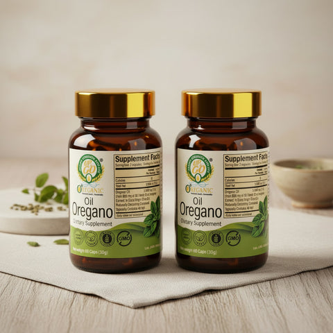 2 Botellas de Cápsulas de Aceite de Orégano | OreganicUSA
