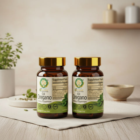 2 Botellas de Cápsulas de Aceite de Orégano | OreganicUSA