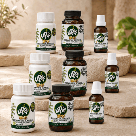 Paquete Completo de Aceite de Orégano 85% Carvacrol + Timol