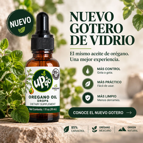 Aceite de Orégano Líquido 85% Carvacrol + Timol